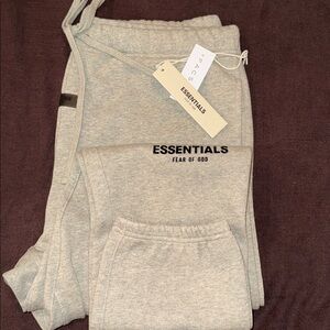 Fear of God Essentials Dark Oatmeal Sweatpants Jogger